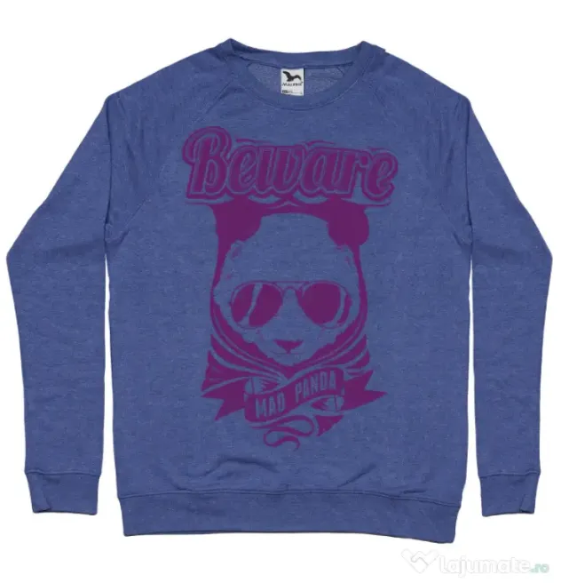 Bluza ADLER barbat Mad Panda Albastru melanj