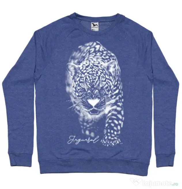 Bluza ADLER barbat Jaguarul Alb Albastru melanj