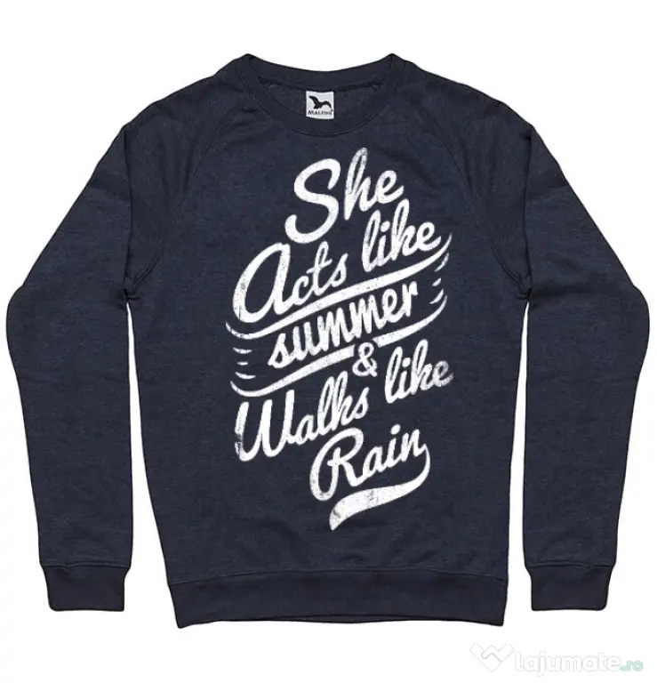 Bluza ADLER barbat She acts like summer Denim inchis