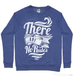 Bluza ADLER barbat There are no rules Albastru melanj