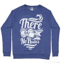 Bluza ADLER barbat There are no rules Albastru melanj