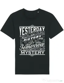 Tricou STANLEY STELLA barbat Yesterday is history Negru
