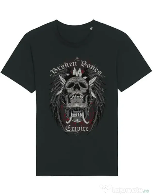 Tricou STANLEY STELLA barbat Broken Bones Empire Negru