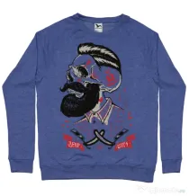 Bluza ADLER barbat Deep cuts Albastru melanj