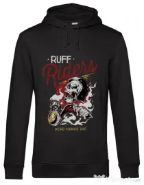 Hoodie barbat cu gluga Ruff riders Negru