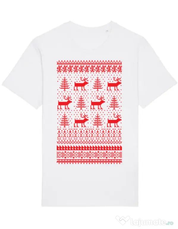 Tricou STANLEY STELLA barbat Reindeers Alb