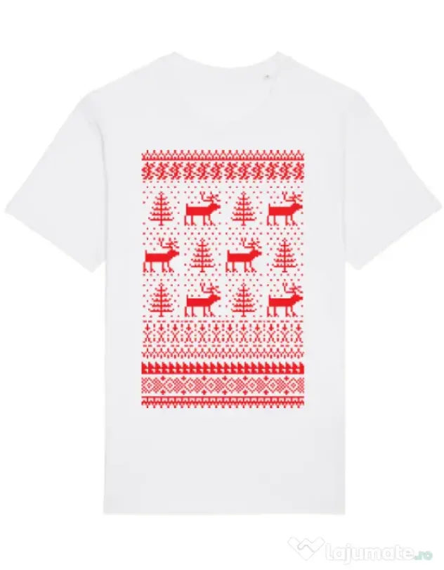Tricou STANLEY STELLA barbat Reindeers Alb