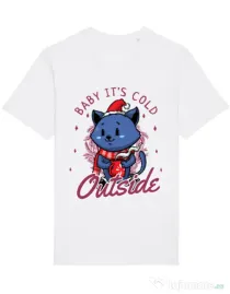 Tricou STANLEY STELLA barbat Its cold outside Alb