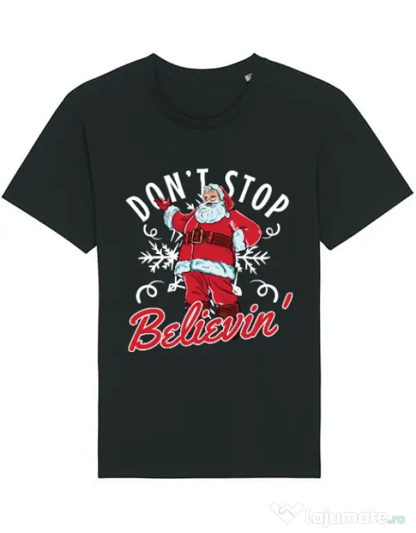 Tricou STANLEY STELLA barbat Dont stop believin Negru