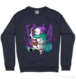 Bluza ADLER barbat Christmas Carol Denim inchis