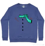 Bluza ADLER barbat Snowman Albastru melanj