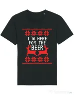 Tricou STANLEY STELLA barbat Here for the beer Negru