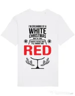 Tricou STANLEY STELLA barbat White Christmas Alb