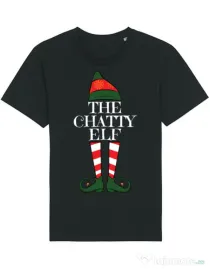 Tricou STANLEY STELLA barbat The chatty elf Negru
