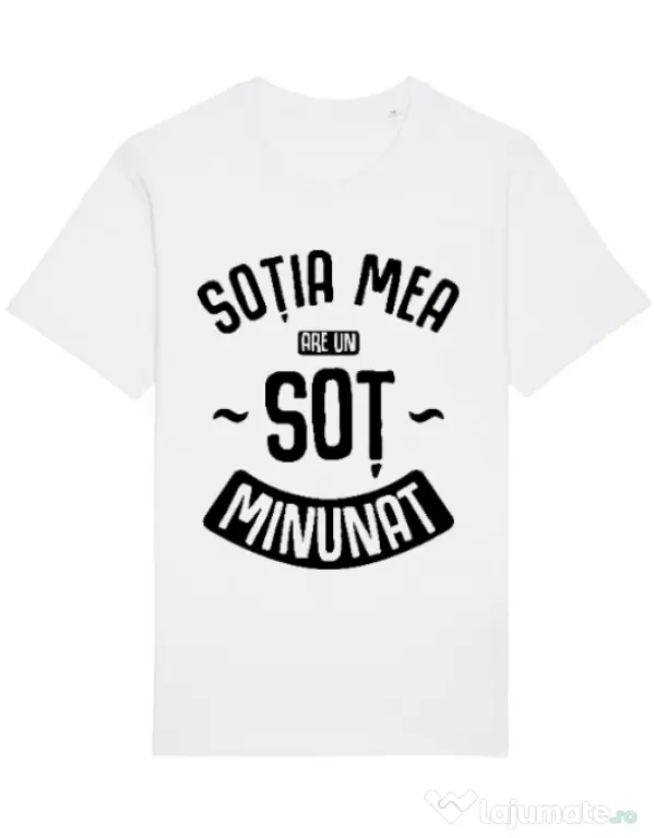 Tricou STANLEY STELLA barbat Un sot minunat Alb