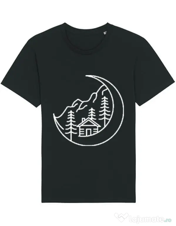 Tricou STANLEY STELLA barbat Moon life Negru