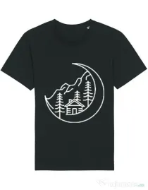Tricou STANLEY STELLA barbat Moon life Negru