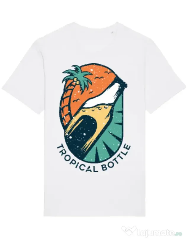 Tricou STANLEY STELLA barbat Tropical bottle Alb