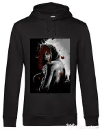 Hoodie barbat cu gluga Solitude Negru
