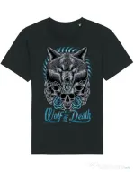 Tricou STANLEY STELLA barbat Wolf of death Negru