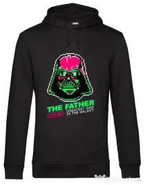 Hoodie barbat cu gluga Join the father Negru