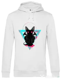 Hoodie barbat cu gluga Cathulhu Alb