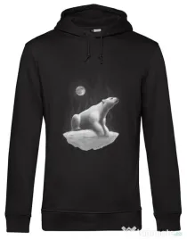 Hoodie barbat cu gluga Faded Negru