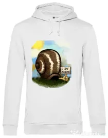 Hoodie barbat cu gluga I stay home 2 Alb