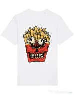 Tricou STANLEY STELLA barbat Zombie French Fries Alb