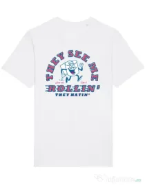 Tricou STANLEY STELLA barbat They see me rollin Alb