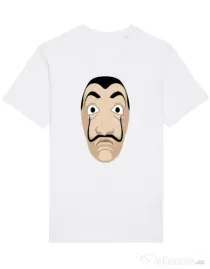 Tricou STANLEY STELLA barbat Dali mask Alb