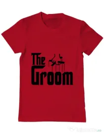 Tricou Mire ADLER The groom Rosu
