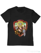 Tricou ADLER copil The Barbarian Negru 