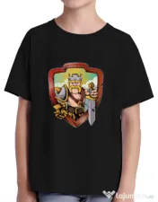 Tricou ADLER copil The Barbarian Negru 