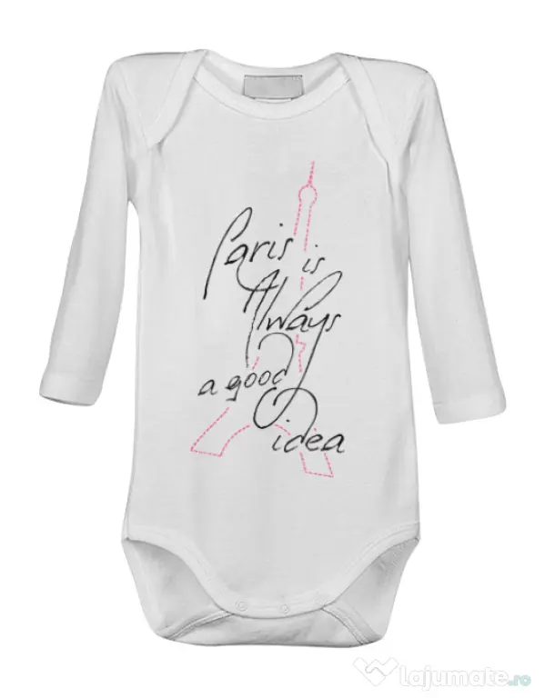 Baby body Always paris Alb