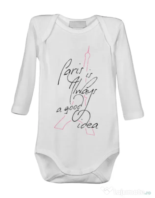 Baby body Always paris Alb
