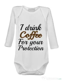 Baby body Coffee for your protection Alb