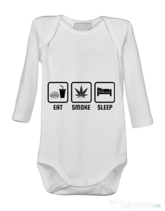 Baby body Eat smoke sleep Alb