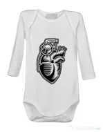 Baby body Grenade Heart Alb