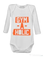 Baby body Gymaholic Alb