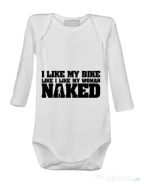 Baby body I like my bike Alb