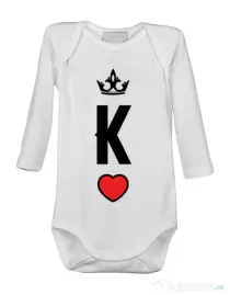 Baby body King Alb