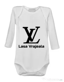 Baby body Lasa vrajeala Alb