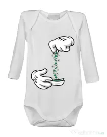 Baby body Magic sparkles Alb