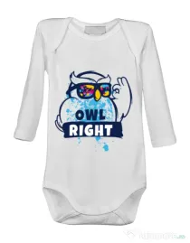 Baby body Owl right Alb