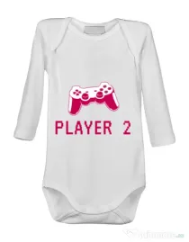 Baby body Player 2 Alb