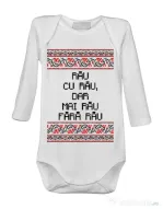 Baby body Rau cu rau Alb