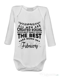 Baby body The best men are born in February Alb