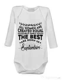 Baby body The best women are born in September Alb