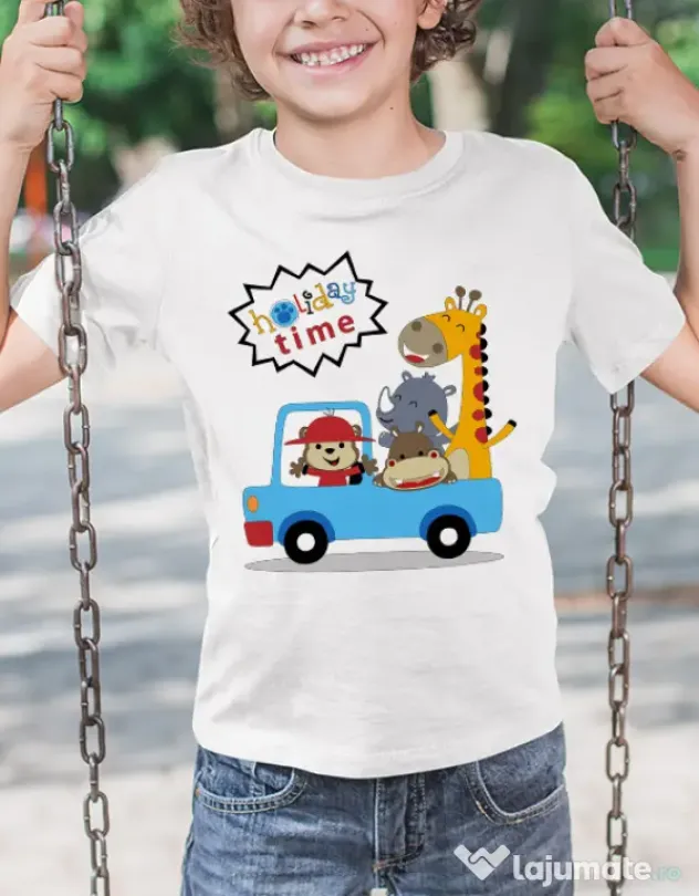 Tricou de colorat Holiday time